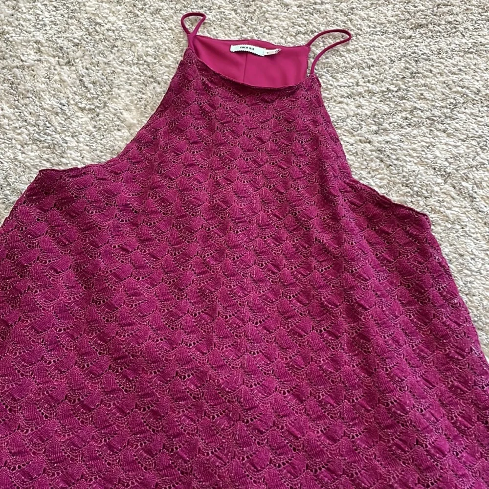 Raspberry Racerback Dress - Picture 2 of 6